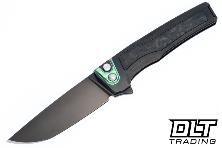 MachineWise Sonora - DLC Titanium - Green Carbon Inlay - DLC S90V Blade  - 033