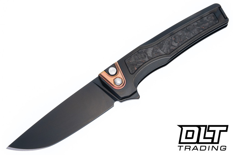 MachineWise Sonora - DLC Titanium - Grey Black Copper Carbon Inlay - DLC S90V Blade - 052