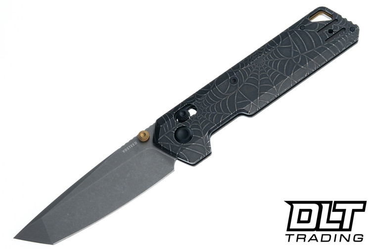 Vosteed Parallel - Acid Wash Black Titanium - Acid Wash & Stonewash S35VN Blade