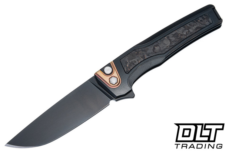 MachineWise Sonora - DLC Titanium - Grey Black Copper Carbon Inlay - DLC S90V Blade - 049