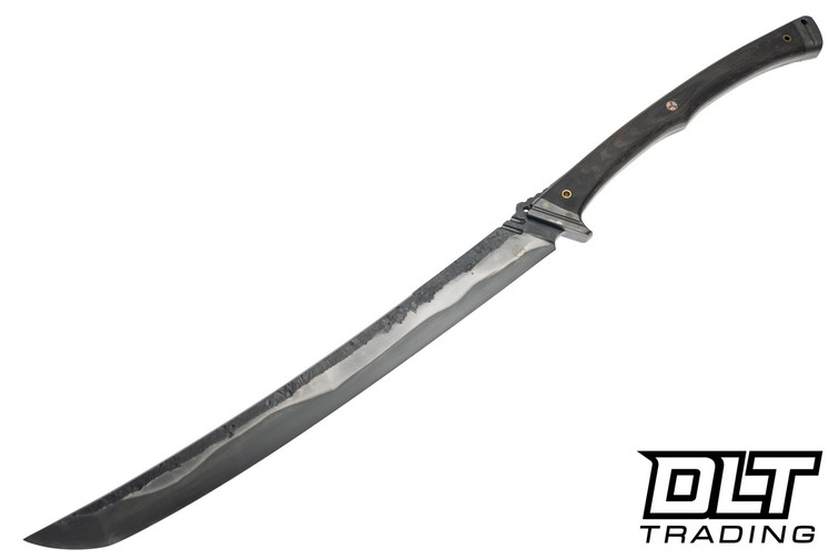 Shade Indonesia Ronin - Brown Micarta - Darkwash Brute de Forge Hand Forged 5160 Blade #2