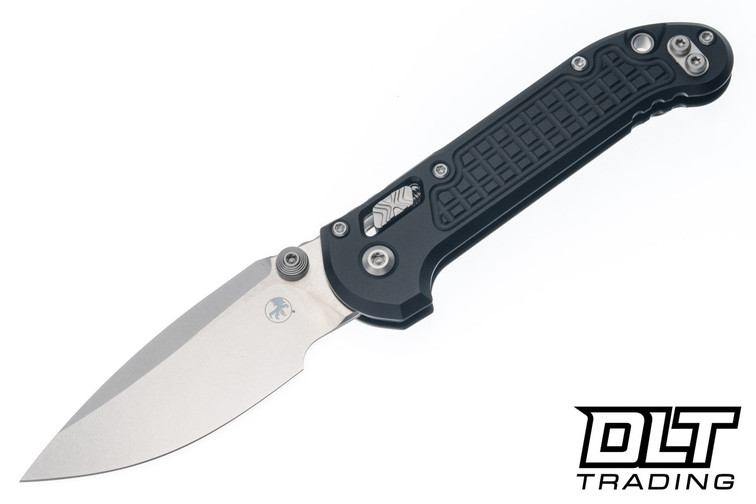 Microtech LUDT Ram-Lok S/E - Black Frag Handle - Stonewash Blade - 1135RL-10FR