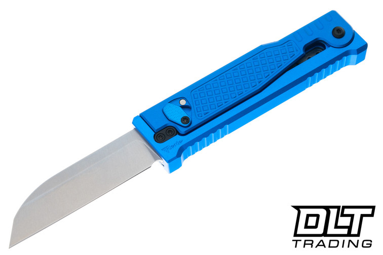 Reate EXO Performance - Blue Diamond Aluminum - Stonewashed & Satin Nitro-V Blades