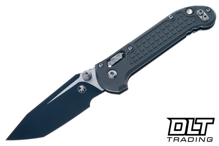 Microtech LUDT Ram-Lok T/E - Natural Clear Frag Handle - Black Blade - 1136RL-1FRNC