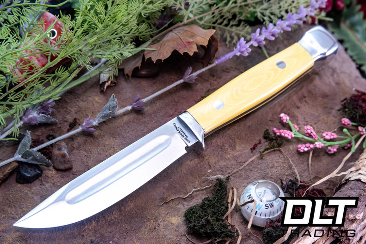 Bark River Canoe MagnaCut Antique Ivory Micarta