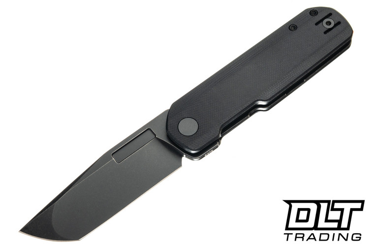 Vero Engineering Avid 3 - Black G-10 - Blackwash Tanto S45VN Blade