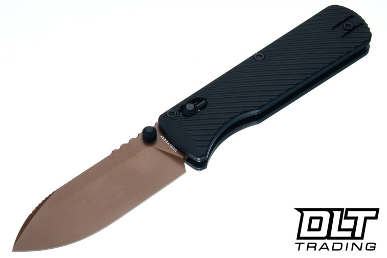 Vosteed Vombat - Black Aluminum - Copper Dune Zulu M390 Blade