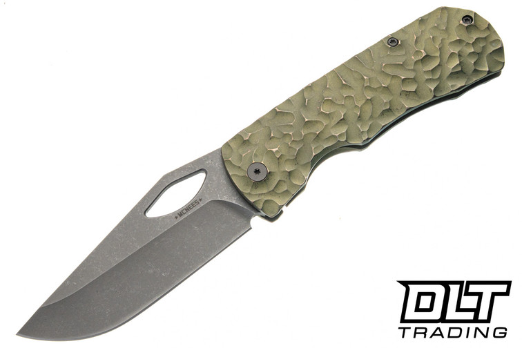 McNees Dixon - Rock - Atomic Green & Bronze Titanium - MagnaCut Blade - Stonewashed Hardware