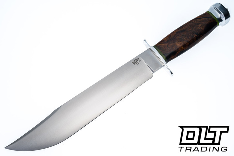 Blade Raid Custom 1909 Bowie Desert Ironwood Burl