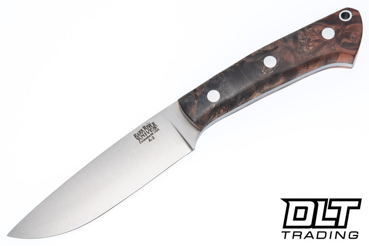 Blade Raid Fox River A2 Tan & Russet Maple Burl #1