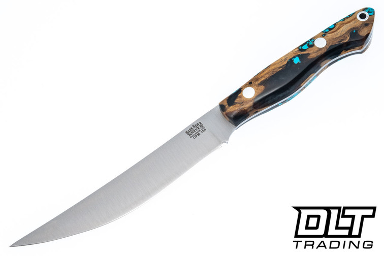 Blade Raid Mini Kalahari Sportsman CPM-154 Gunmetal Cholla Cactus - Turquoise #1