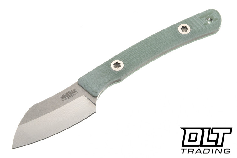 Hellbender Newt - Jade G-10 - Satin MagnaCut Blade - Kydex Sheath