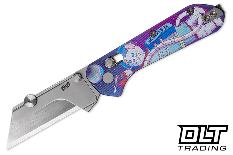 KNAFS Yuti Utility Knife - Kitty Cosmo Crew G-10
