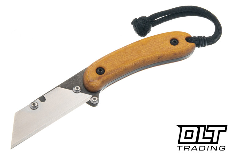 Banzelcroft MEK - Vintage Butterscotch Linen Micarta
