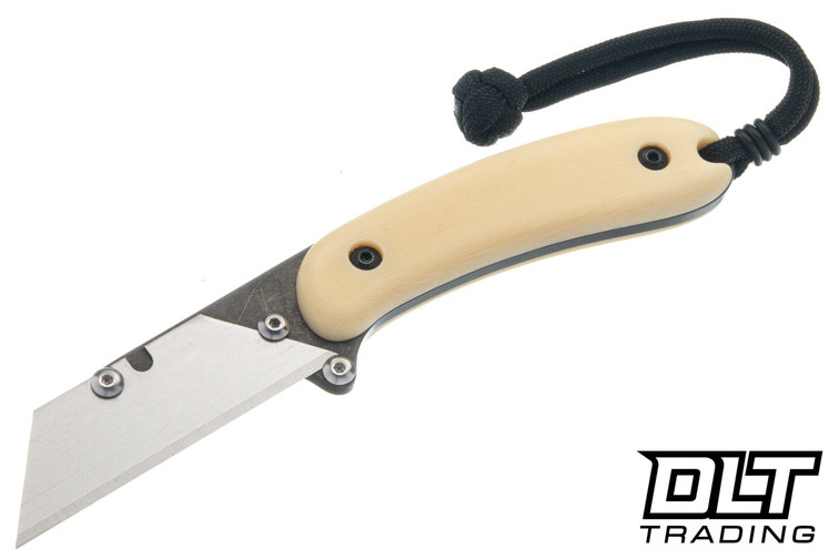 Banzelcroft MEK - Ivory Linen Micarta