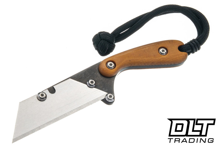 Banzelcroft Mini MEK - Light Brown Linen Micarta