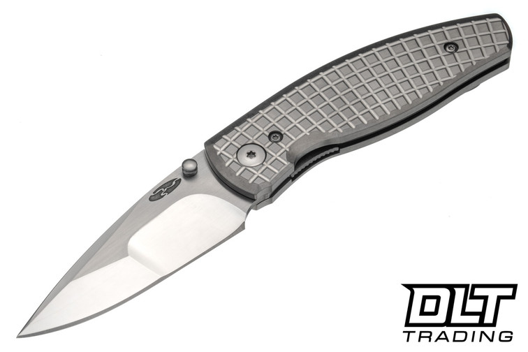 Three Rivers Manufacturing Neutron 2 Mike Irie Compound Grind - Mirror Polished CPM-154 Blade - Frag Titanium