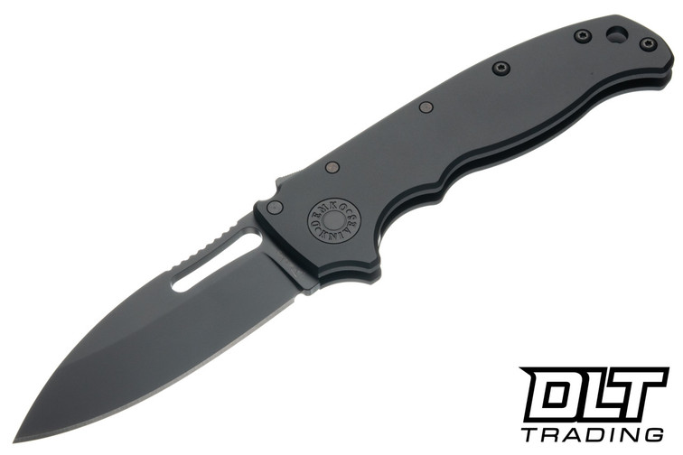 Demko AD20.5 Stealth - Black Aluminum - DLC 20CV Slicer Shark Blade