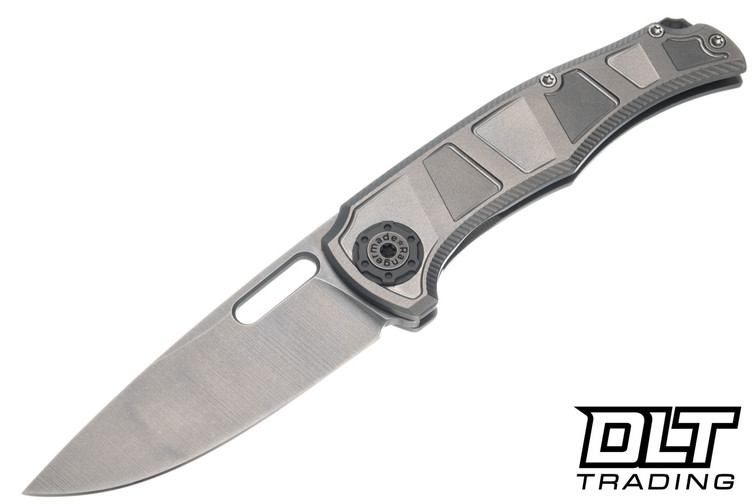 Rangermade Knife & Tool OBJ-2 - Titanium - Drop Point MagnaCut Blade #034