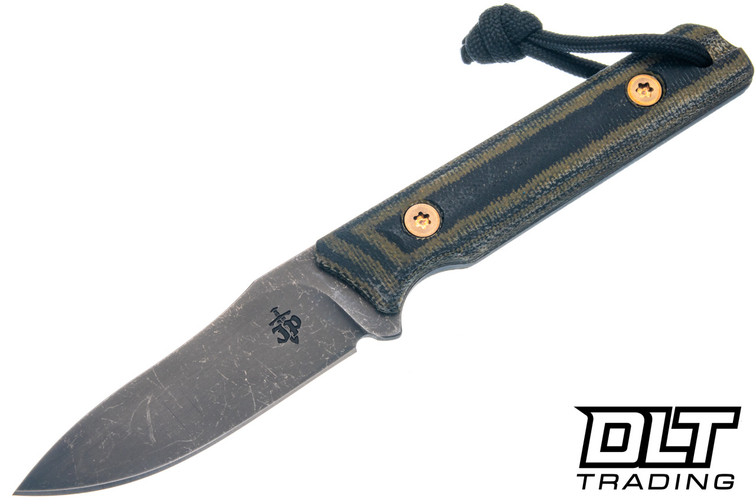 JP Bladesmithing Fang XL AEB-L - Camo Micarta Handle
