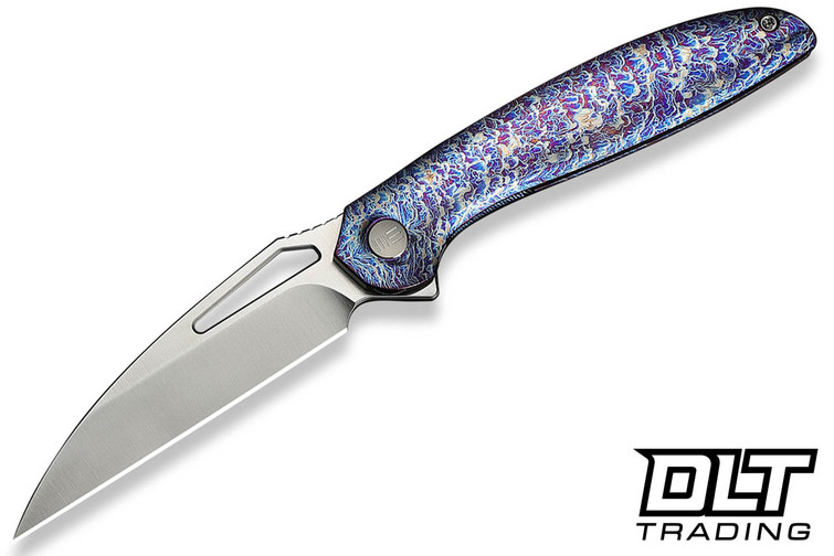WE Knife Company Tiercel - Flamed Titanium - Satin MagnaCut Blade - WE26021-4