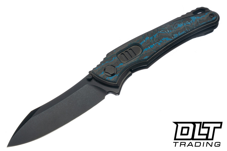 Hawk Talon Auto - DLC Titanium - Arctic Storm Crosscut Overlay - DLC M390 Blade