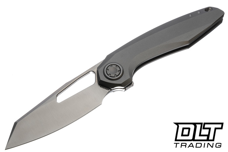 Vosteed Thunderbeast - Vanchor Lock - Gray Titanium - Satin M390 Blade