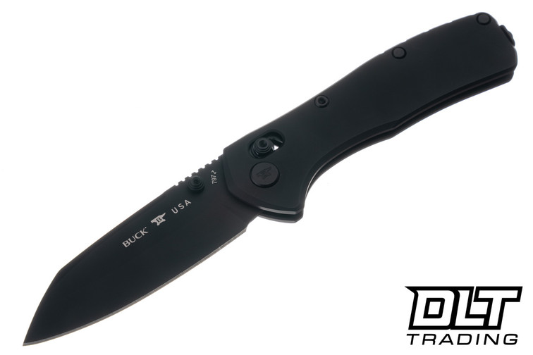 Buck Range Ops Elite - Armour Black Cerakote Aluminum - Black MagnaCut Blade - 797BKS