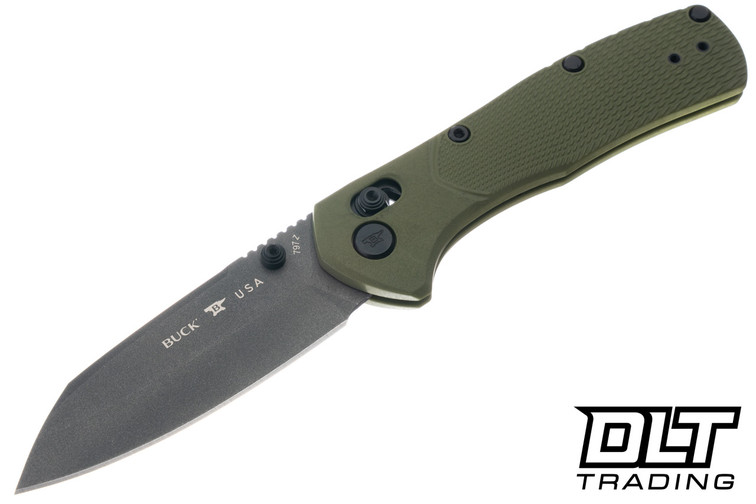 Buck Range Ops Pro - Green Nylon Handle - Gray 154CM Blade - 797GRS1