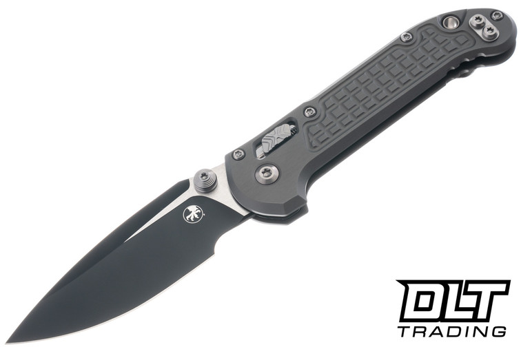 Microtech LUDT Ram-Lok S/E - Natural Clear Frag Handle - Black Blade - 1135RL-1FRNC