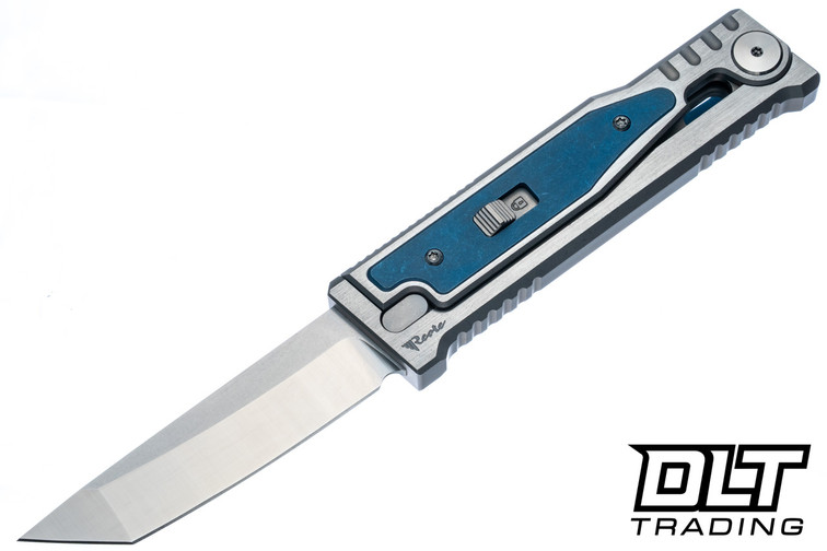 Reate EXO-M Elmax Tanto - Blue Titanium Inlay