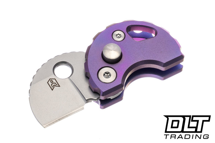 Bestechman Turtle - Purple Titanium - 14C28N Blade - BM20B