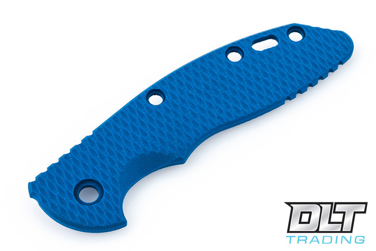 Hinderer 3.5" XM-18 Textured Blue G-10 Scale