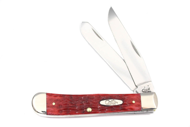 Case Trapper SS Red Jigged Bone with Gift Tin