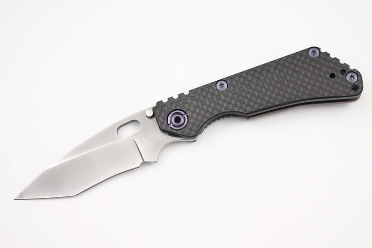 Duane Dwyer Custom SNG - Carbon Fiber with Hologram Lockside - Recurve Tanto - Titanium Hardware