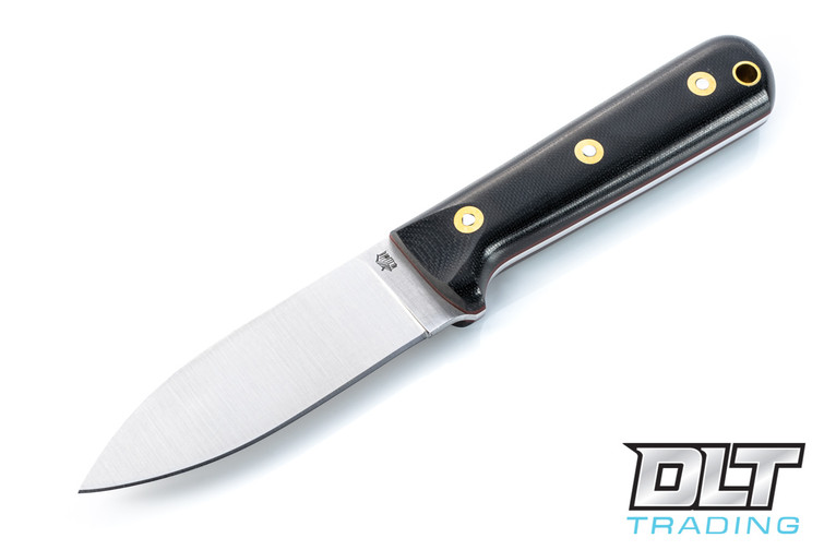LT Wright Genesis A2 - Flat - Black Micarta - Red Liners