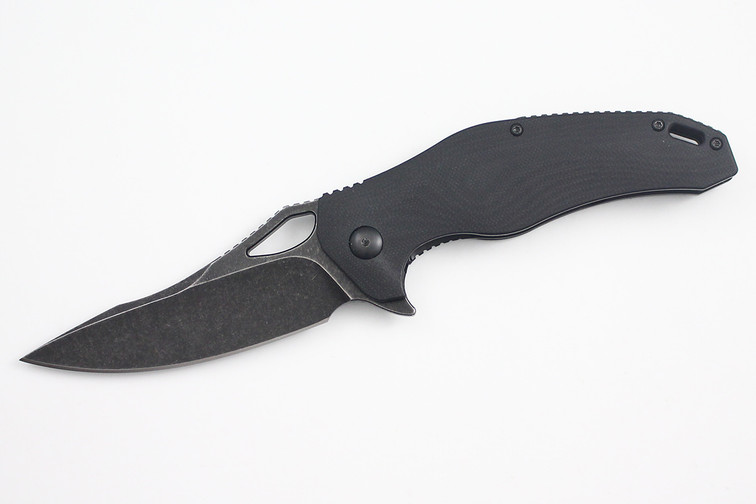 Brous VR-71 Black G-10 - Acid Stonewashed Blade