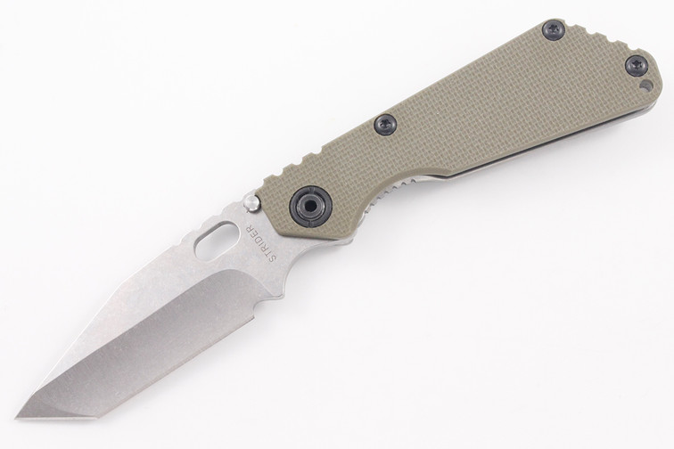Strider SNG Tanto PSF27 OD Green G-10