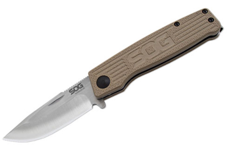 SOG Terminus Slip Joint - Tan G-10 SOG Terminus Slip Joint - Tan G-10
