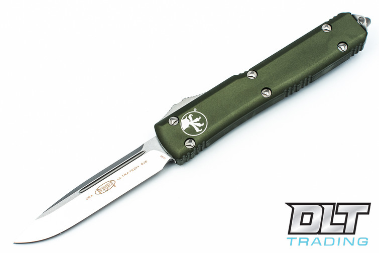Microtech 121-4OD Ultratech S/E - OD Green Handle - Satin Blade
