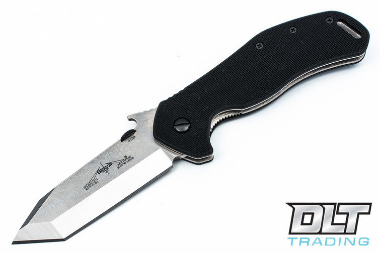 Emerson Big Bulldog - Stonewashed Blade - Wave Feature