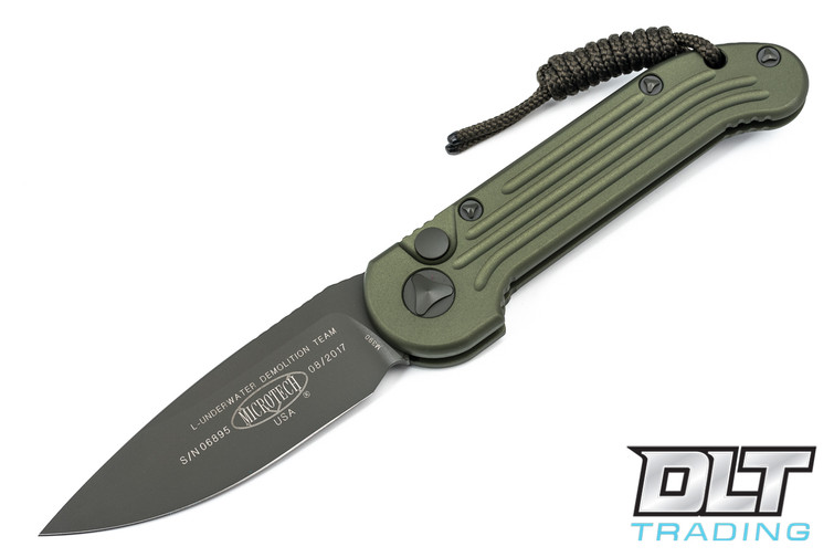 Microtech 135-1GR LUDT - Green Handle - Green Blade