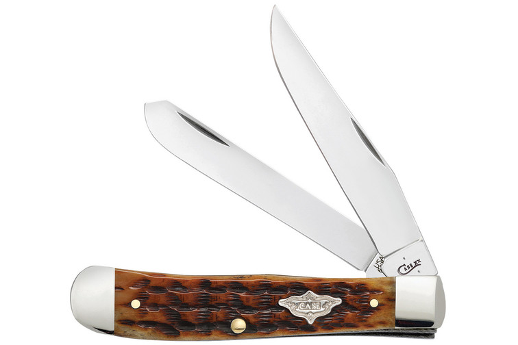 Case Trapper Antique Peachseed Jigged Bone