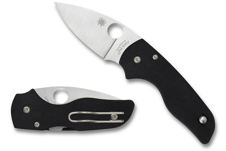わかlil Spyderco Lil' Native Mid Back Lock Folding Pocket Knife with 2.4