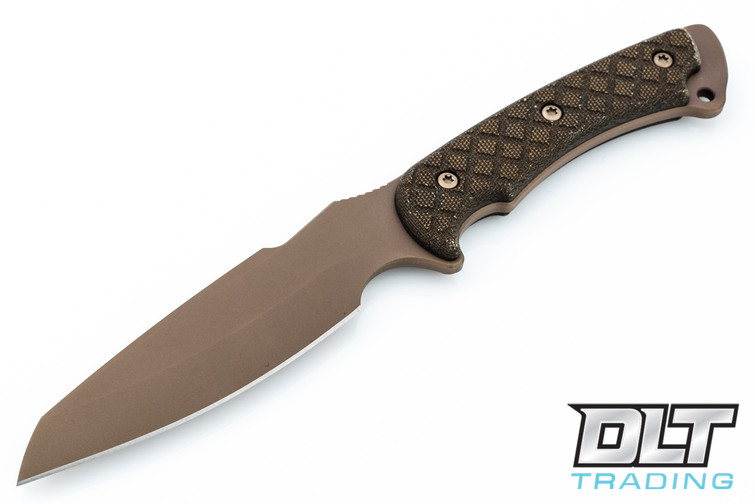 Spartan Hybris - FDE Blade - Green Handle
