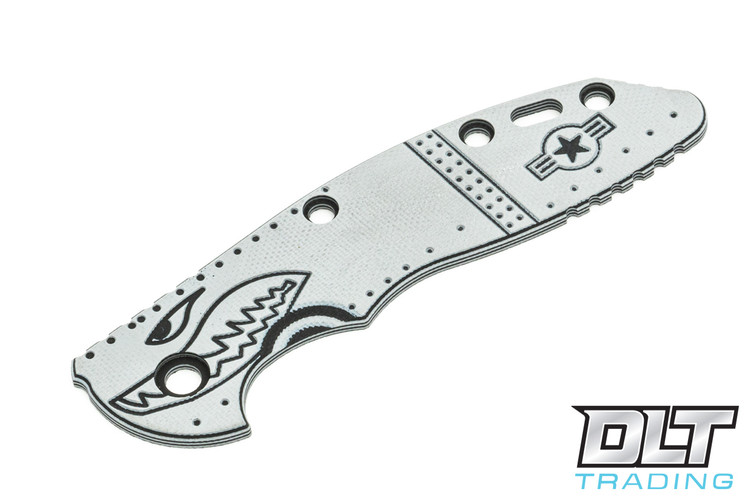 Hinderer 3.5" XM-18 Warthog Scale - Black & Light Grey G-10