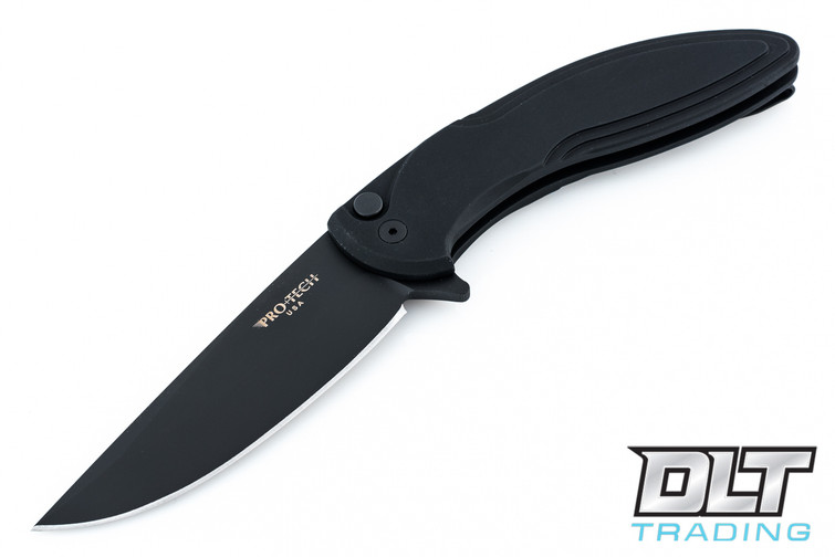 Pro-Tech Cambria Flipper - Black Handle - Black Blade