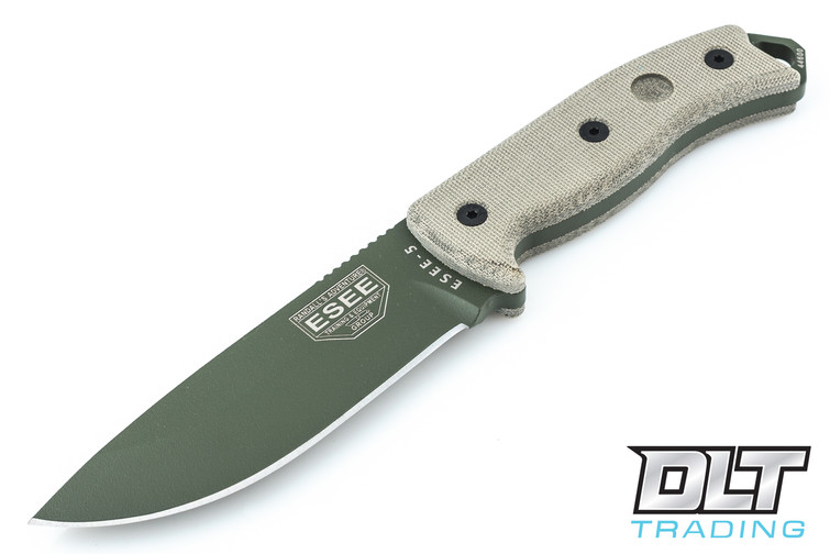 ESEE 5P - Kydex Sheath - Olive Drab Blade