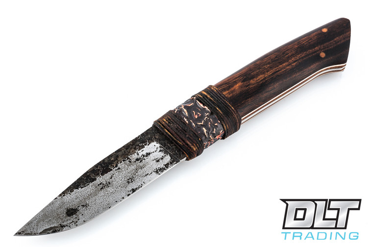 W.A Surls Frontier Loveless Utility - Desert Ironwood - Natural & White Liners - Copper & Rawhide Wrap