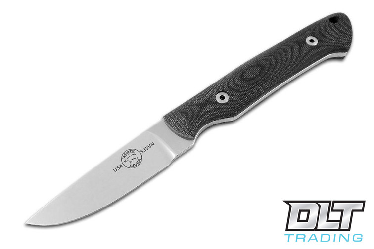 White River Small Game - Black Canvas Micarta
